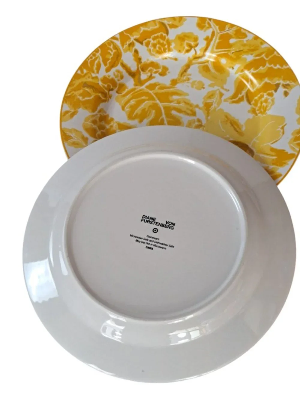 DVF x Target Diane Von Furstenberg 4-Piece Floral Toile Salad Plate Set